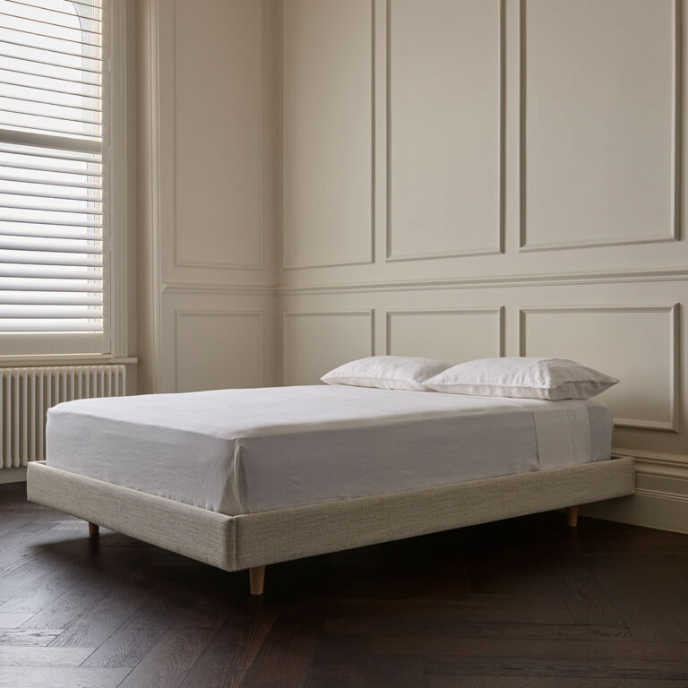 Stand alone bed base - recessed leg - Heatherly Design