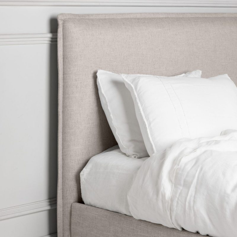 Readymade Rupert Bed in Husk Driftwood Linen - Image 5