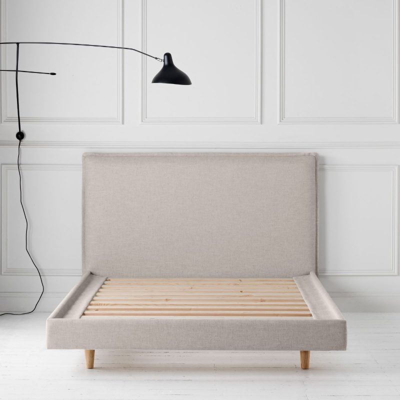 Readymade Rupert Bed in Husk Driftwood Linen - Image 2
