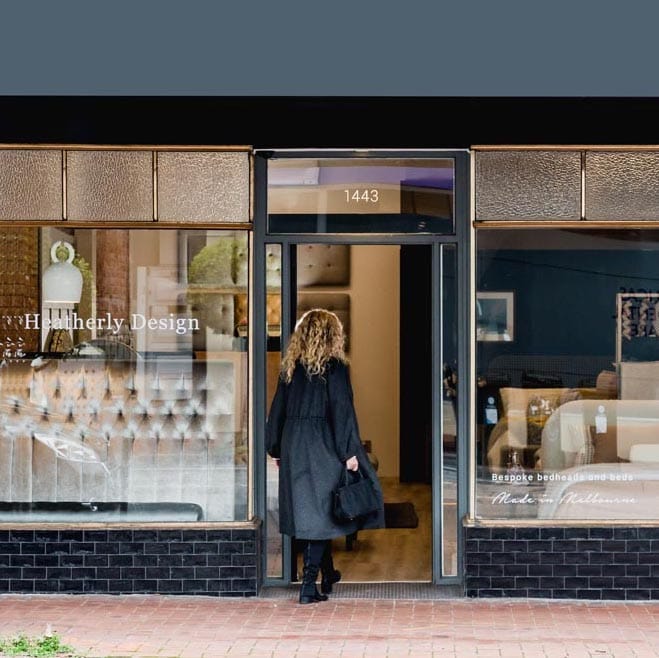 Heatherly Design Melbourne Showroom Glen Iris exterior shop front