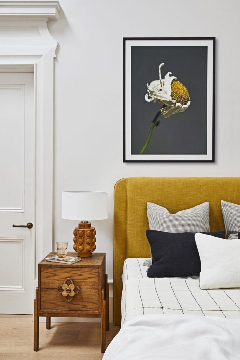 Queen Maxine bedhead with upholstered frame to disguise an ensemble base - Image 2
