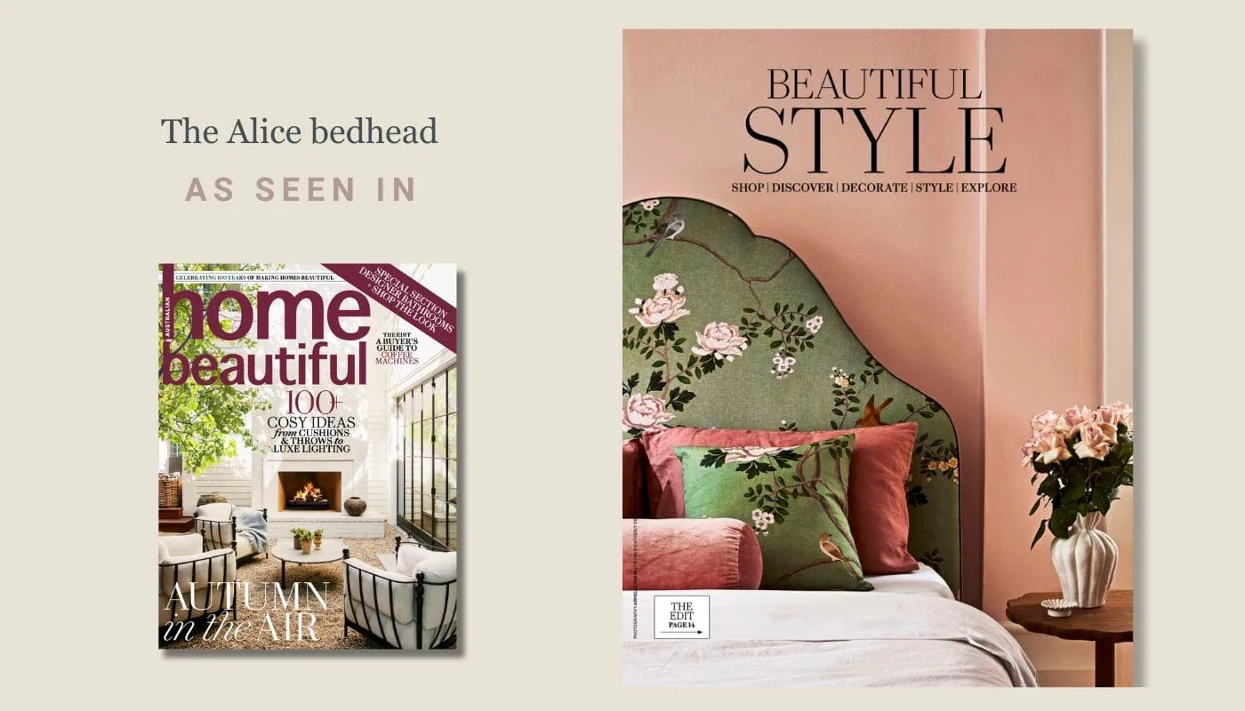 Alice bedhead Home Beautiful Heatherly Design