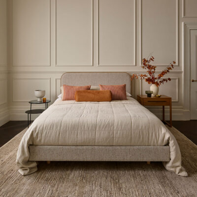 Readymade Louis bed in Akira sand