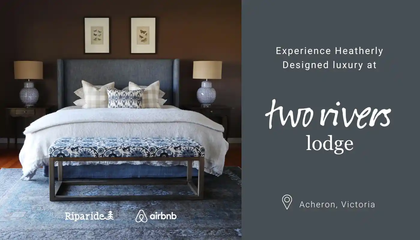 Two Rivers Lodge airbnb Yarra Valley Heatherly Design