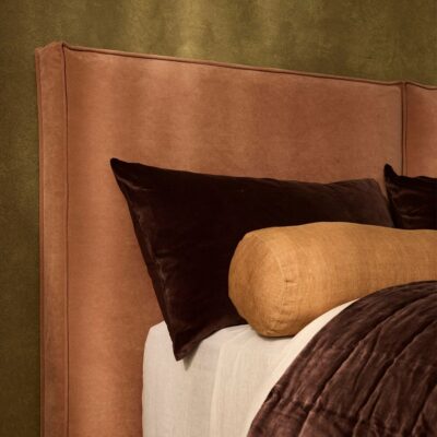 Aura Home - Velvet Pillowcase in Chocolate