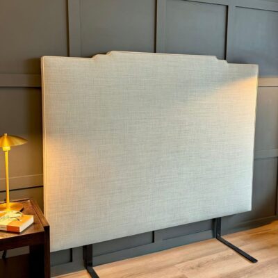 Medina Bedhead in Dargo eucalyptus linen